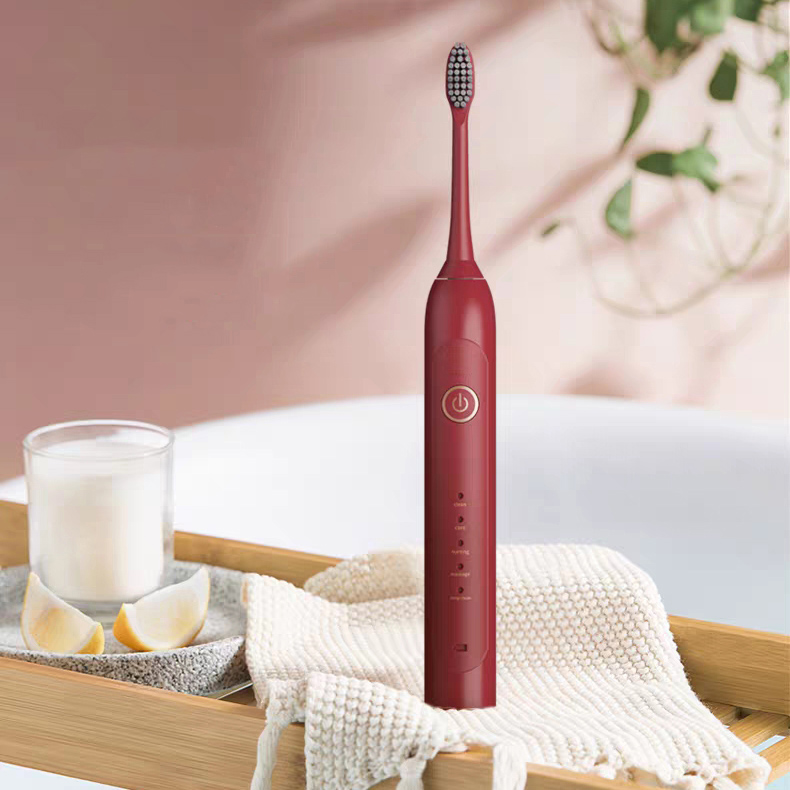 smart toothbrush High frequency vibration electric sonic toothbrush with double brush heads children