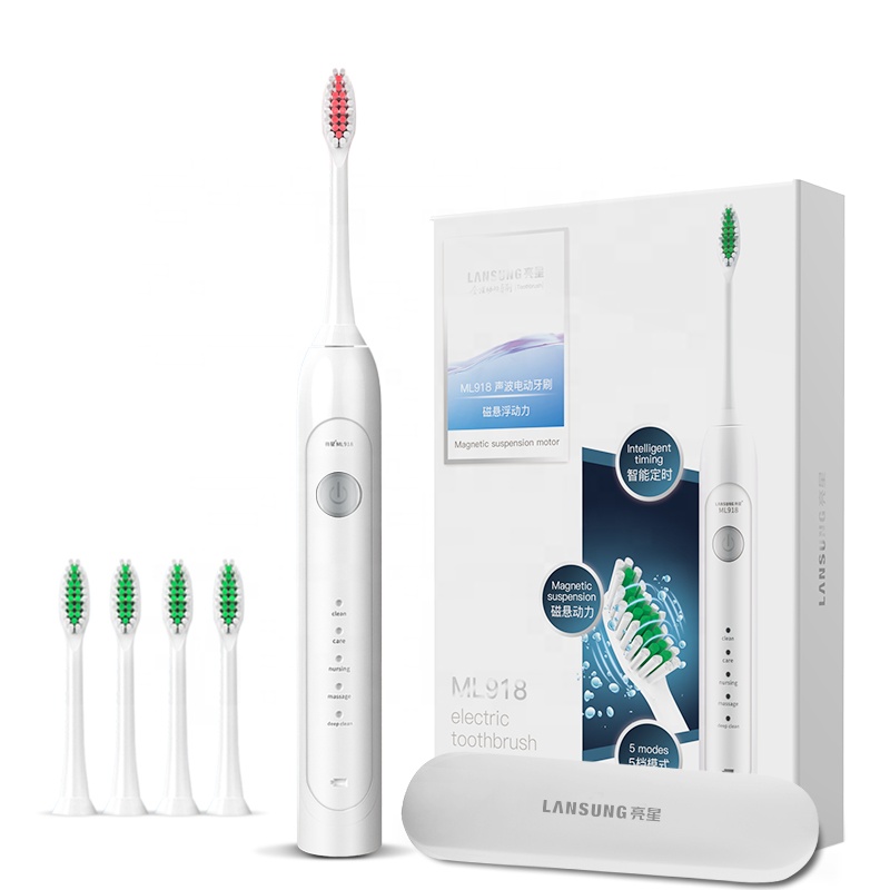 electric toothbrush holder wall mounted Battery powered usb vibrator j-style toothbrush