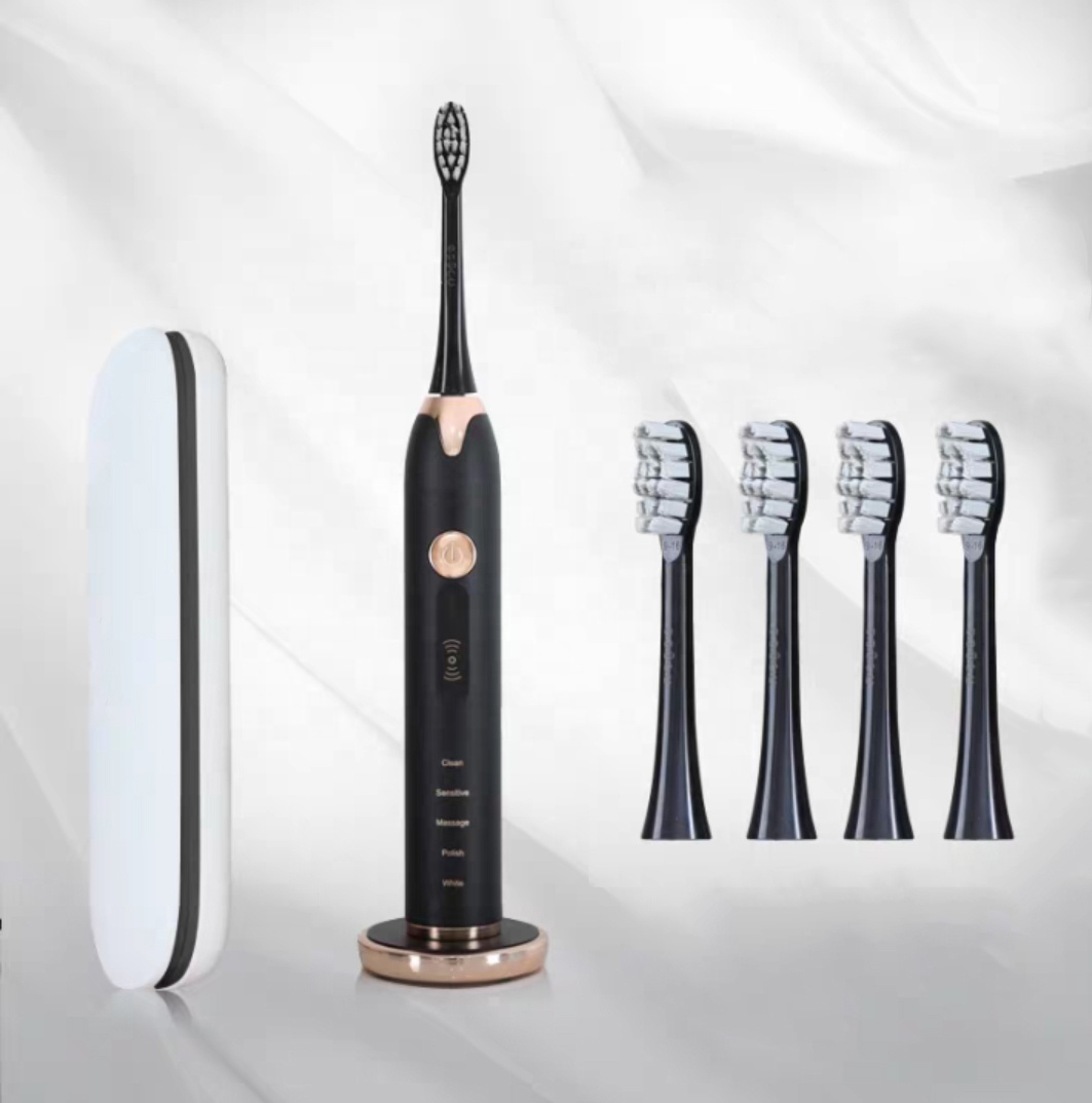 ML939 Automatic Ultrasonic Electric Rechargeable Toothbrush With Toothbrush Removable Head