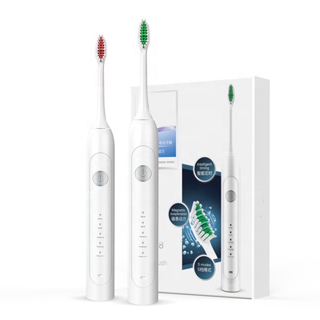 Battery powered usb vibrator sonic automatic sonic electric toothbrush