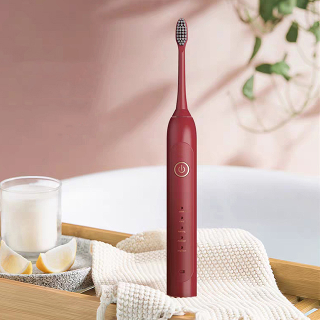 Dental Hygiene Approved Sonic Rechargeable Electric Toothbrush bamboo charcoal patented battery powered toothbrush