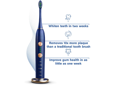 How many times a day should you use an electric toothbrush?
