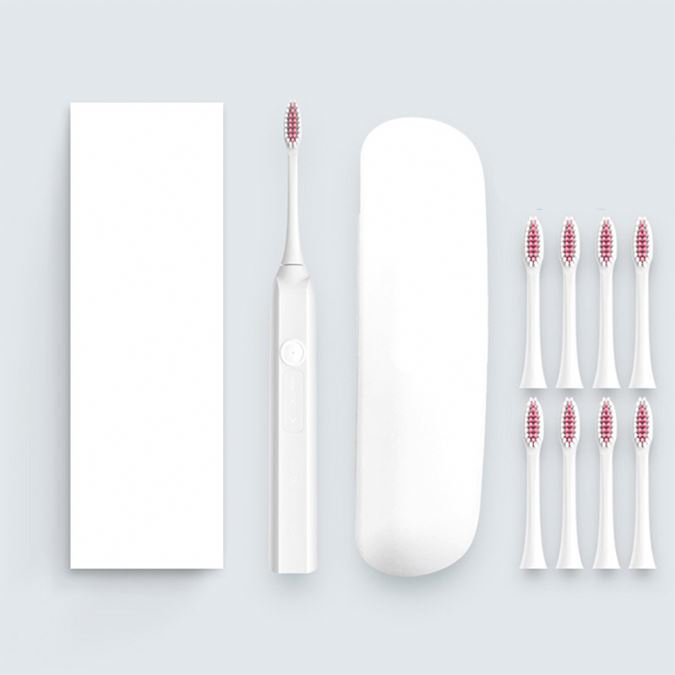 KY Best seller battery acoustic sonic vibration toothbrush led toothbrush hotel toothbrush