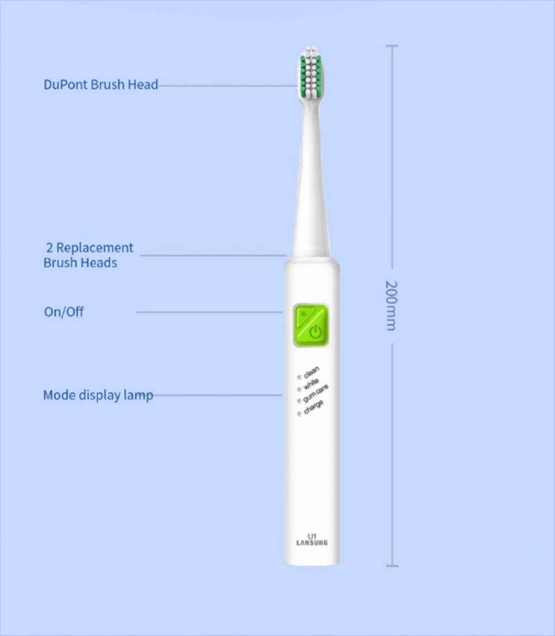 SA605 Children Dental Electric Toothbrush Sonic With Own Patent Certificated
